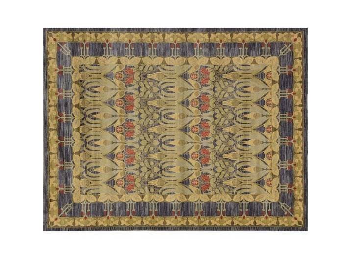 Tapis contemporain Tapis de Style marocain pour salon chambre à coucher canapé Table basse bohème salle - 1200mm x 1600mm[G]