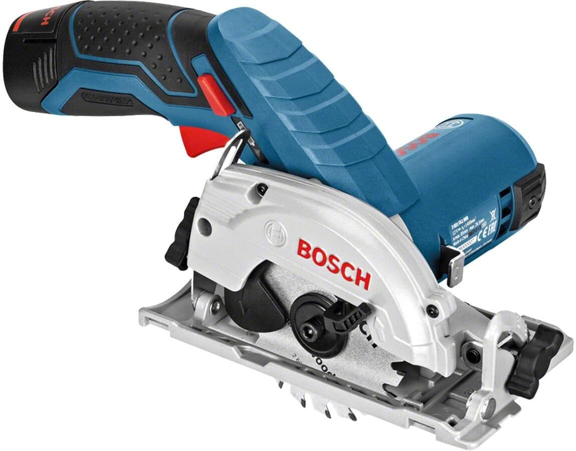 Akku-Handkreissäge BOSCH PROFESSIONAL "GKS 12 V-26", bunt (blau, rot, schwarz), H:156mm, Sägemaschinen, Akku-Handkreissäge blau, rot, schwarz Einheitsgröße