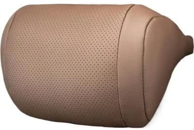 Inspired Living Ergonomic Memory Foam Car Headrest Pillow For Neck Support Breathable, Easy Install, Multi Color a