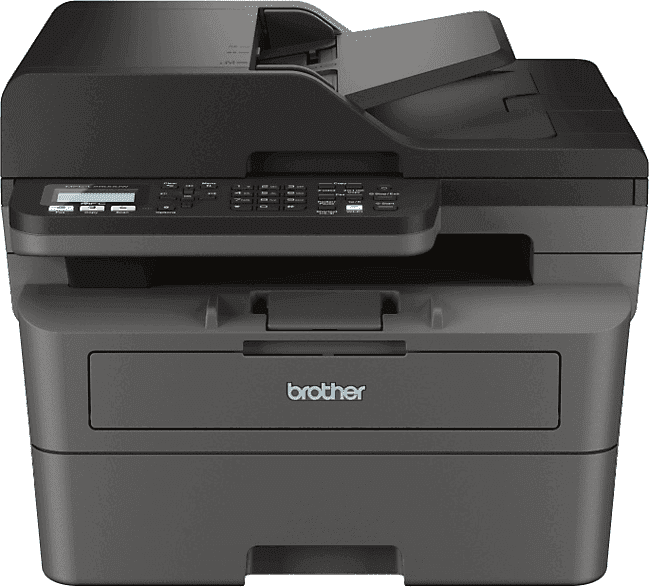 Impresora multifunción láser - Brother MFCL2800DW, Impresión doble cara, Monocromo, WiFi, Fax, Negro