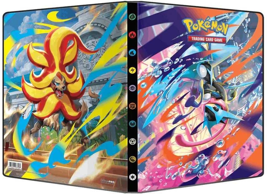 Pokémon Mega Evolution – Chaos Rising 9-Pocket Portfolio for Trading Cards by Ultra PRO, 9-Pocket, Archival-Safe, Holds Up to 126 Cards