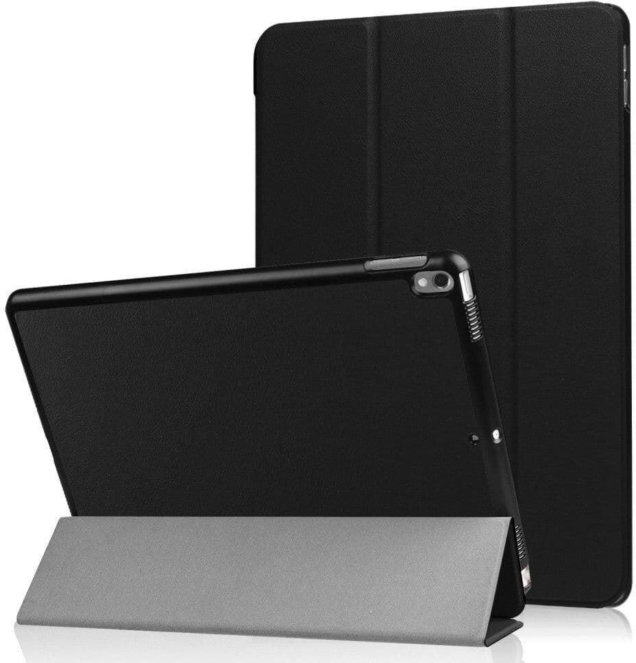 TABLETCOVERS.DK iPad Pro 10.5 / iPad Air (2019) Tri-Fold Læder Cover - Sort
