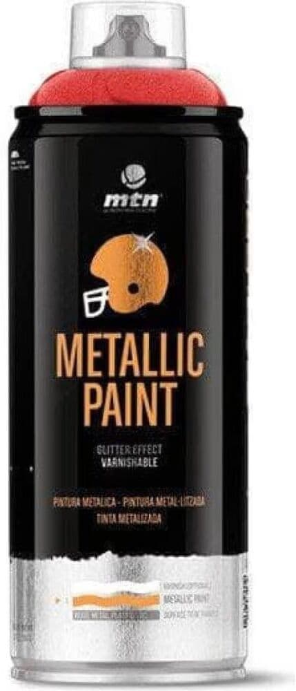 Montana Colors Spray Mtn Pro Pintura Metalizada 400ml Verde Metalizado Talla Única Unisex