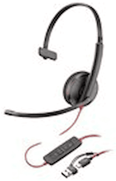 HP Poly Blackwire 3210 - Blackwire 3200 Series - headset - pÃ¥