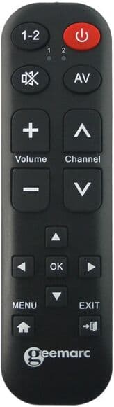 Τηλεχειριστήριο Geemarc Tv-15 Universal Learning Function Large Font