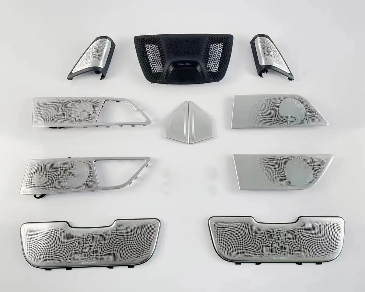 ALOONGACARR Mid Bass Speaker for BMW 7 Series G11 G12 LED Cover Door Tweeter Loudspeaker Luminous 11 Color Ambient Light Audio