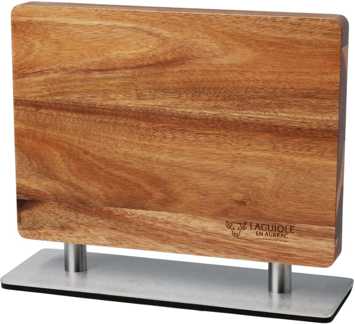 Stojak na noże Laguiole en Aubrac Magnetic Knife Block, Acacia Wood, magnetyczny