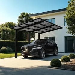 Ximax Aluminium Carport Linea Typ 110 495 x 304 cm 137 kg/qm Schwarz
