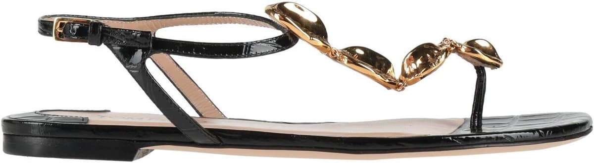 Tom Ford Sandalias de dedo Mujer Negro 36,37 Mujer