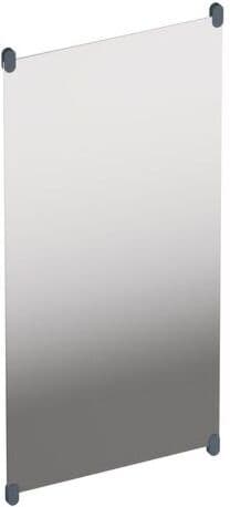 Hewi S 801 Wandspiegel 801.01B30092 600x1200x6mm, mit Haltern, matt, anthrazitgrau