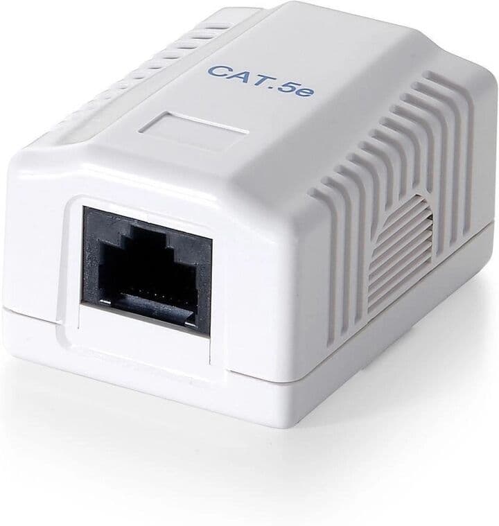 Equip Μονή Εξωτερική Πρίζα Δικτύου RJ45 σε Λευκό Χρώμα 235211 235211