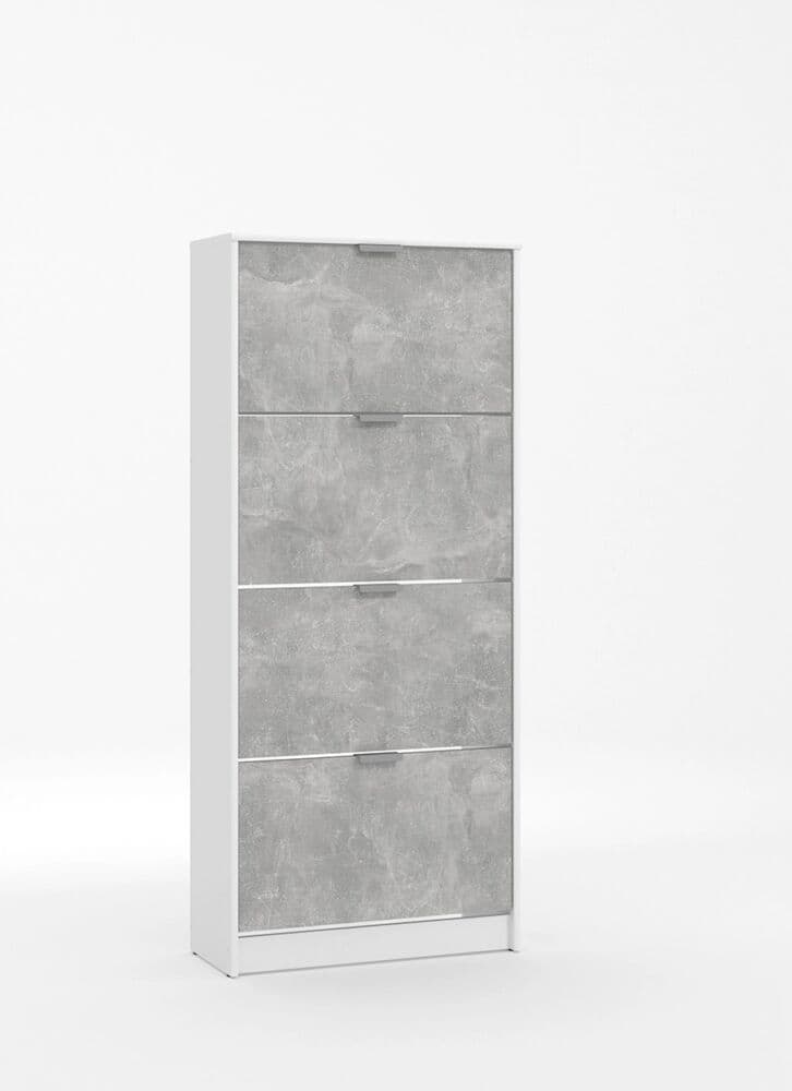 BellaHome SCARPIERA 4 RIBALTE DP BCO/BETON