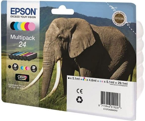 BlÃ¤ckpatron EPSON C13T24284010 multipack