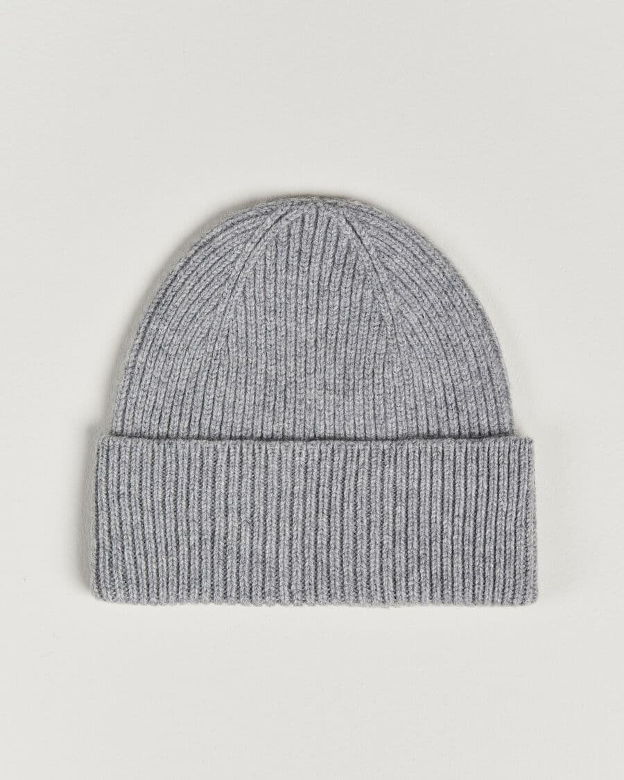 Colorful Standard Merino Wool Beanie Heather Grey men One size Grå