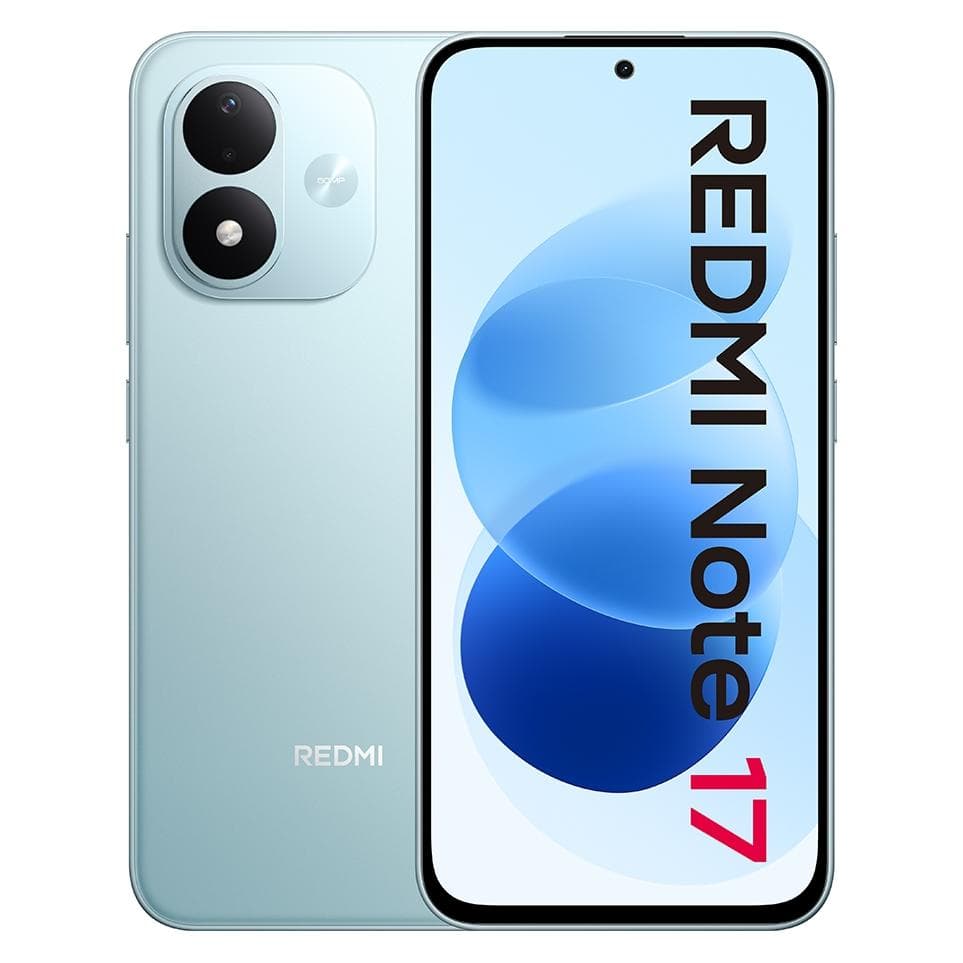 Xiaomi Redmi Note 17 (128 GB, Sky Teal, Turquoise, 6.99", Dual SIM, 4G) (MZB0P7XEU)
