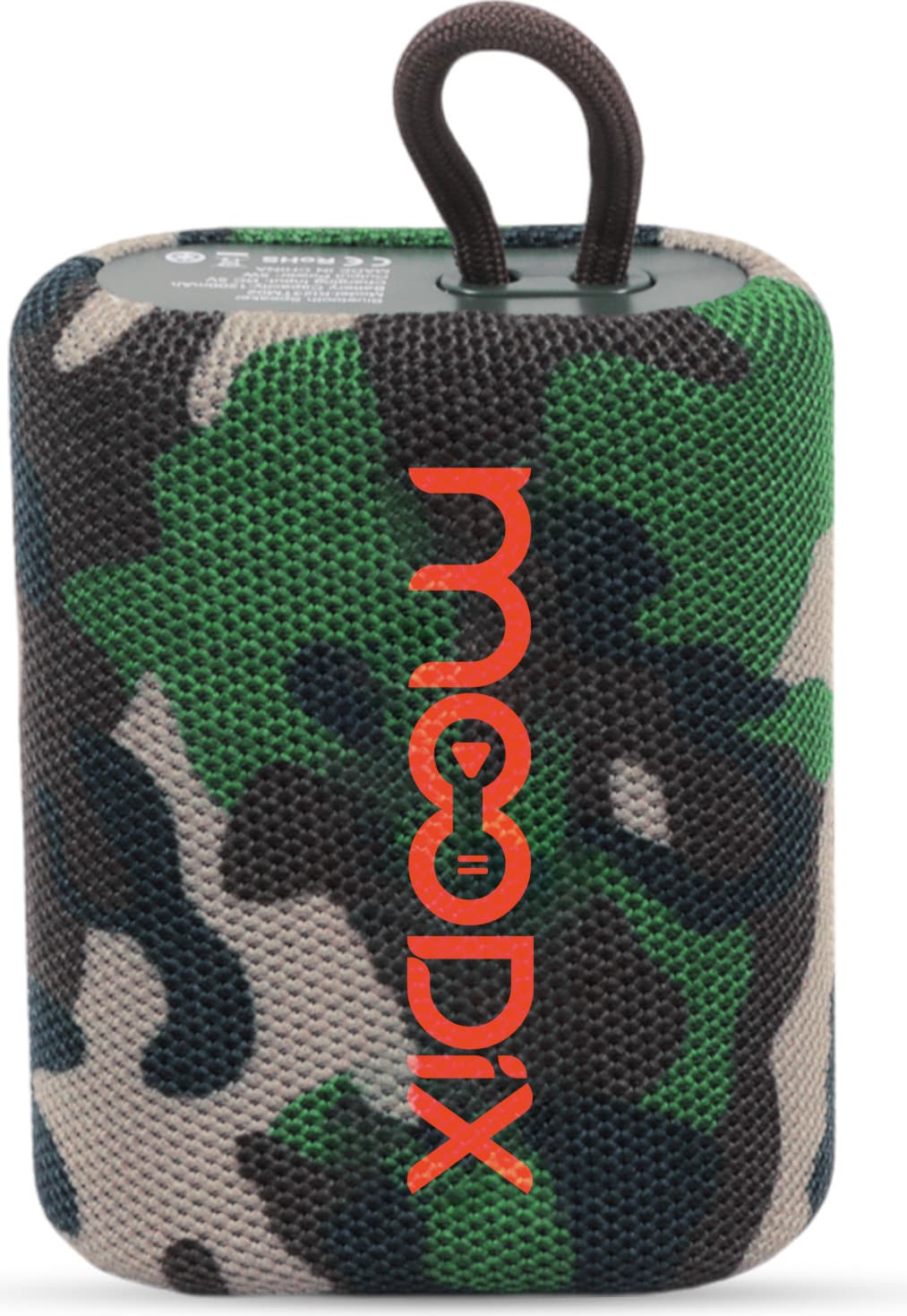 Moodix Bluetooth-speaker met camouflage-design, draadloze draagbare speaker met handsfree functie en TF-kaartslot