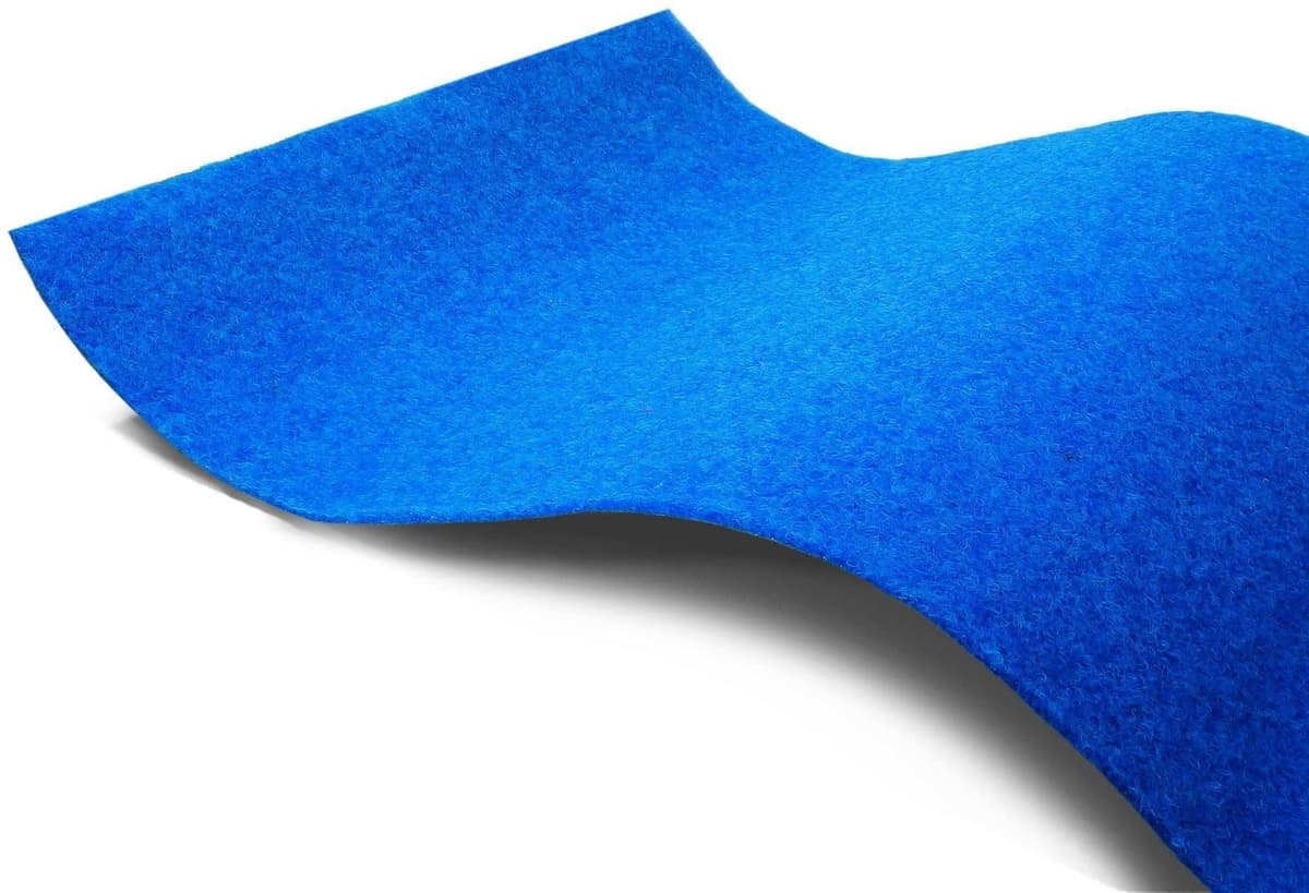 Kunstrasen "PARK, Gesamthöhe 7 mm, Made in Netherlands", blau, B:133cm L:1.600cm, Polypropylen (PP), PRIMAFLOR-IDEEN IN TEXTIL, Teppiche, Kunstrasen, mit Drainage-Noppen, strapazierfähig, witterungsbeständig & wasserfest