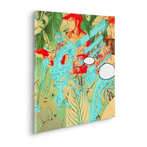 Komar Keilrahmenbild Peace - Multicolour - 60 x 60 cm