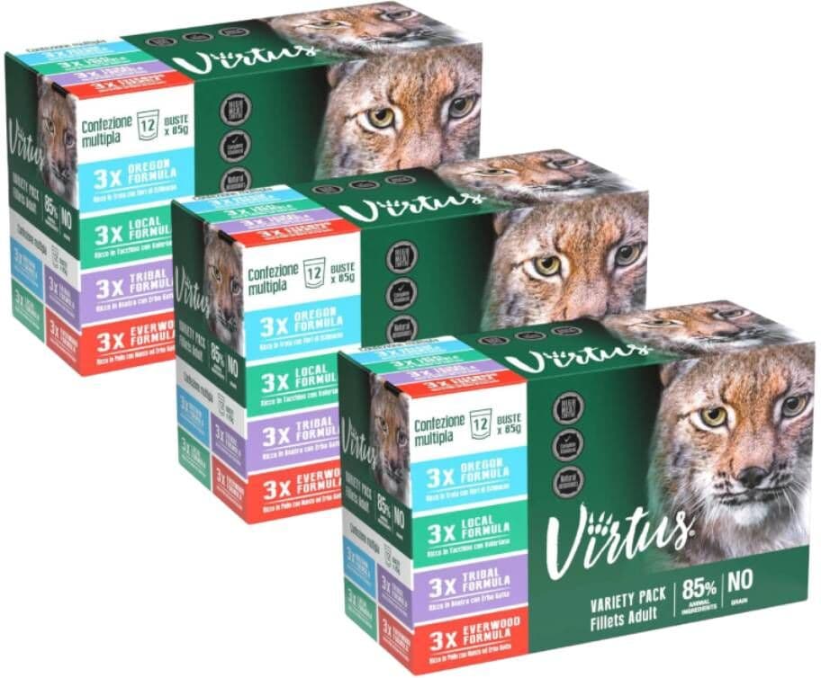 Virtus Cat Variety Pack Busta Multipack 12x85G KIT RISPARMIO 36X85G