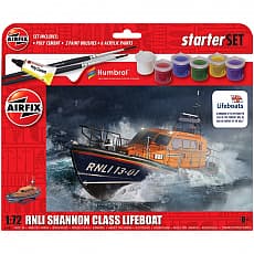 Airfix - RNLI Shannon Class Lifeboat - Starter-Set - 1:72 - 54 Teile 306447