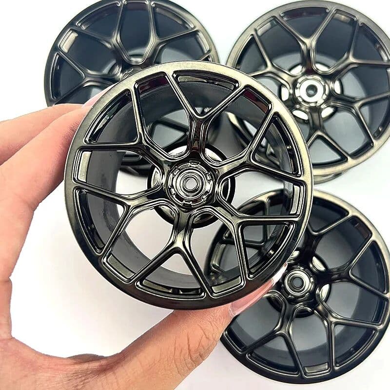 High-end customized 1:8  Wheels Hub Building Bricks Model Accessory Wheels Compatible With Vehicle 42083 42056 42115 42143