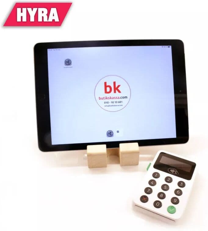 Apple Hyra, iZettle-paket, iPad och kortläsare för Zettle (1 månader, Försäkring vid skada)