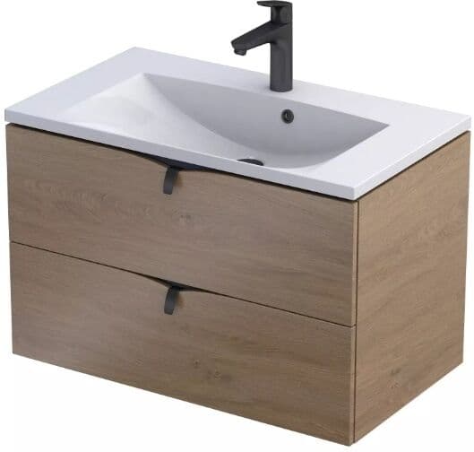 Oristo Siena szafka podumywalkowa wisząca 80x50x45cm dąb kamienny OR45-SD2S-80-78