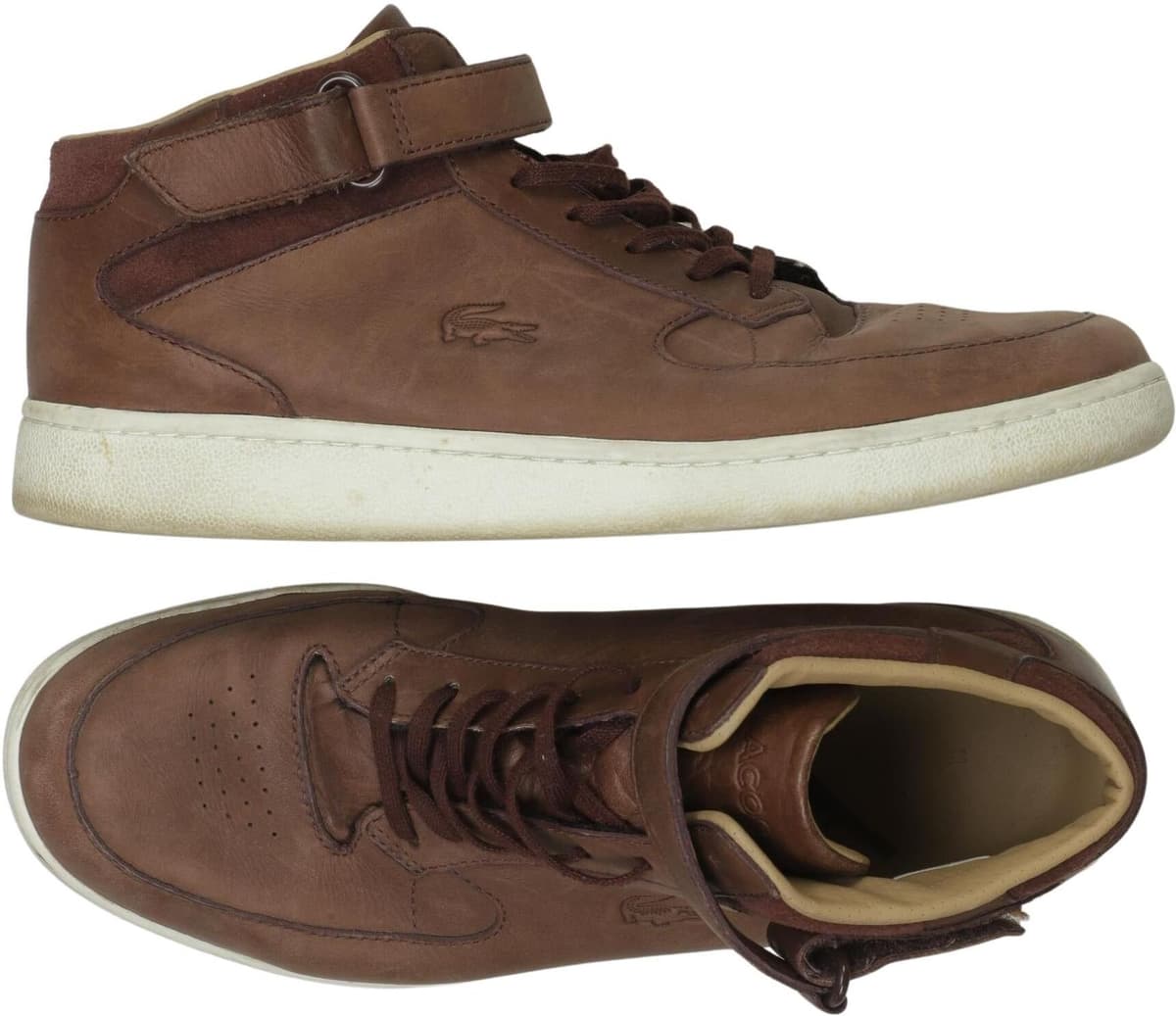Lacoste Herren Sneaker, Braun, Gr. EU 45, kein / Etikett - Second Hand