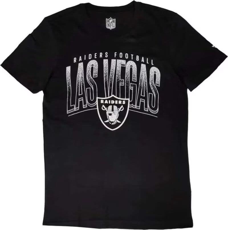 Camiseta Fanatics Nfl Las Vegas Raiders Manga Corta Hombre Negra Negro M Hombre