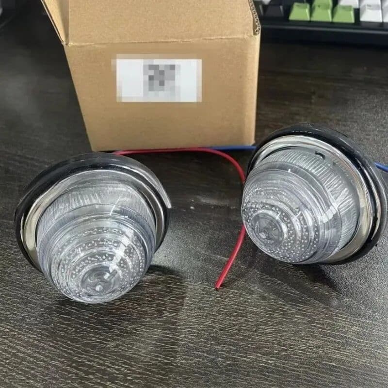 NONE For Classic Mini Morris Minor Traveller Car Accessories  2PCS Rear Brake Stop Light  12V Tail Lamp Replacement LPB640