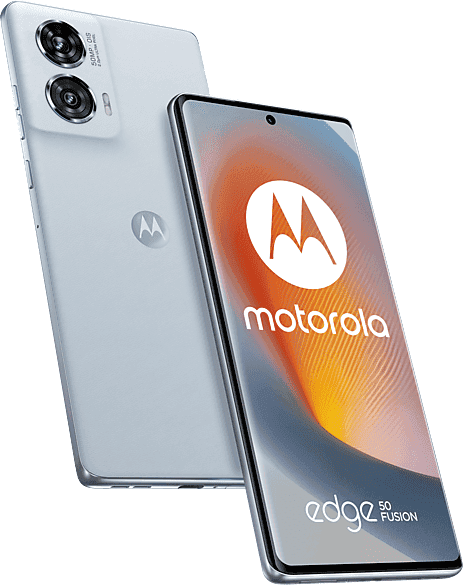 REACONDICIONADO Seminuevo Excelente motorola Edge 50 Fusion, Marshmallow Blue, 256GB, 12GB RAM, 6.7" OLED Full HD+, Qualcomm® Snapdragon™ 7, 5000mAh