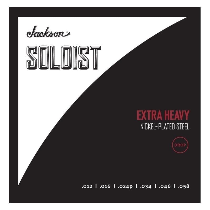 Jackson Soloist Drop Extra Heavy E-Gitarrensaiten, 12 - 58 (6x, E-Gitarre, 0.06") (299-1258-006)