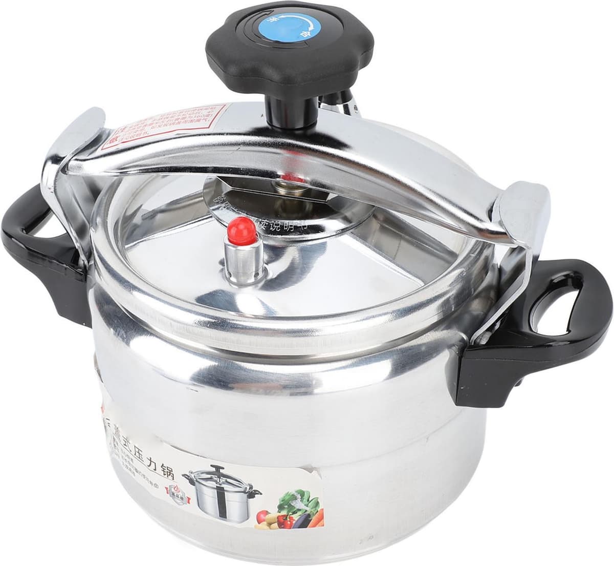 Cocosity Snelkookpan met antiaanbaklaag van aluminium, 9 liter