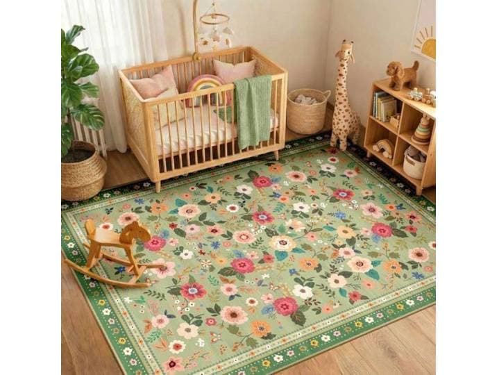 Tapis Lavable 90x150 cm - Poils Courts Antidérapant