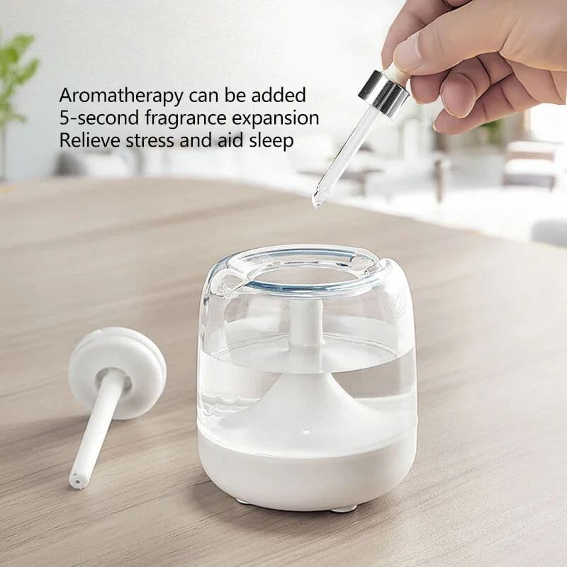 TENGKESi Portable Humidifier 650ML Air Humidifier With Colorful Night Lights USB Humidifier Essential Oil Home Bedroom Aroma Diffuser