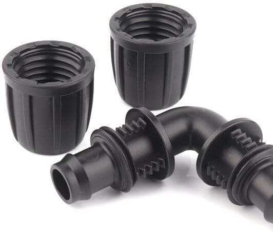 MXM Conector 90° pentru furtun de irigare 16 mm