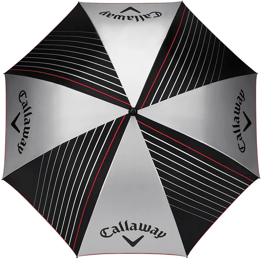 Callaway Uv 64 Umbrella - Black/silver/white, Black/silver/white