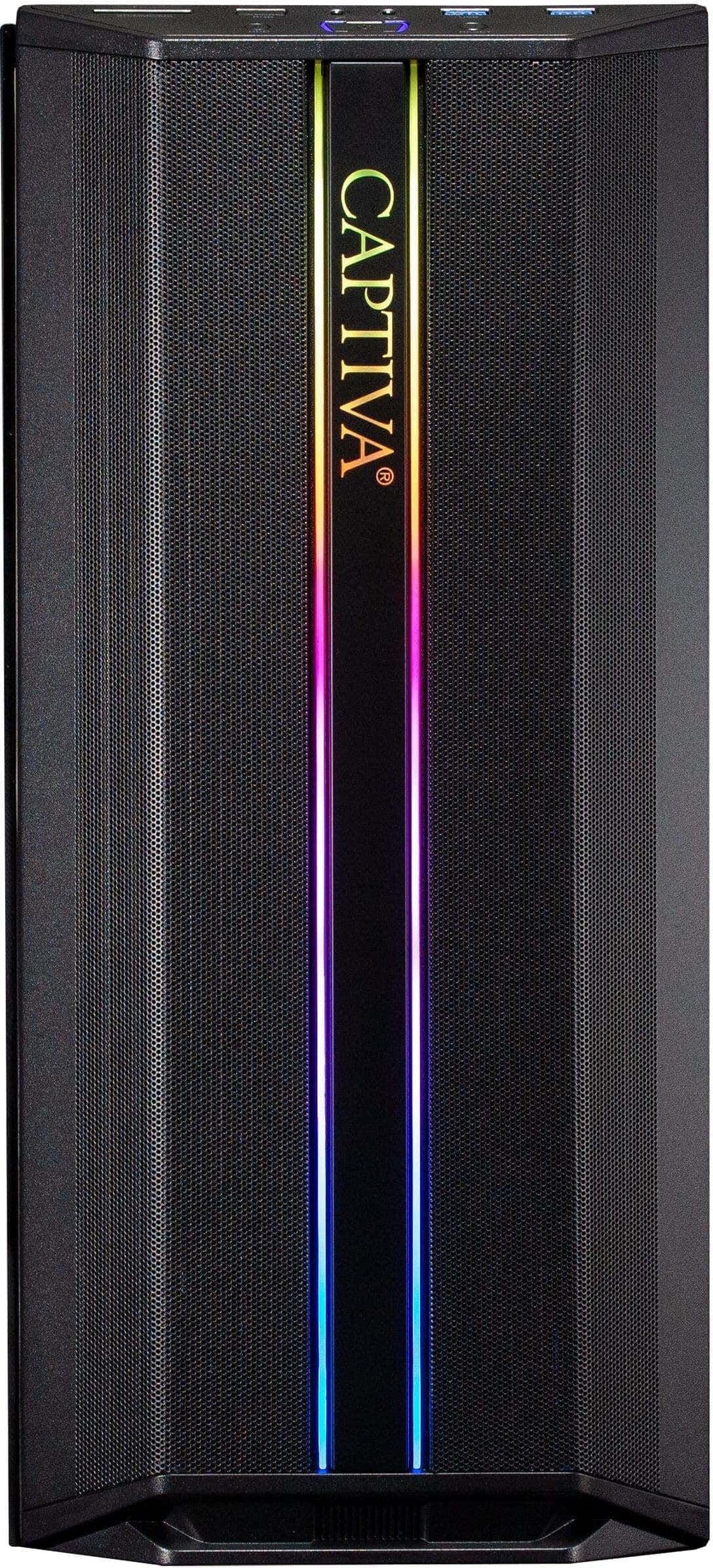 CAPTIVA Gaming-PC "Advanced Gaming R92-734", schwarz, Microsoft Windows 11 Home (64 Bit), GeForce RTX™ 5060, 16 GB RAM 1.000 GB SSD, Desktop-PCs, Gaming-PC