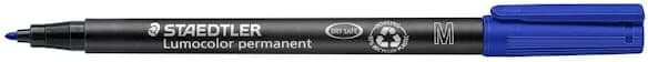 OH-Penna Staedtler Lumocolor BlÃ¥, medium, permanent, 10st 10st