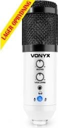CMS320W Studio Mikrofonsett USB Hvit med Ekko TILBUD NU
