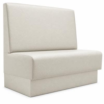 RIVOR Möbel Dinerbank Chicago 04 160 cm Kunstleder Gibson Weiß 9534