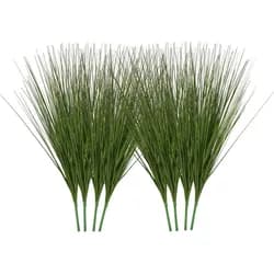 VEVOR Künstliche Graspflanze, 686 mm, künstliches Zwiebelgras, künstliche grüne Sträucher, Premium-PVC für Haus, Garten, Büro, Zimmerdekoration, Einweihungsfeier, 8er-Pack, Grün