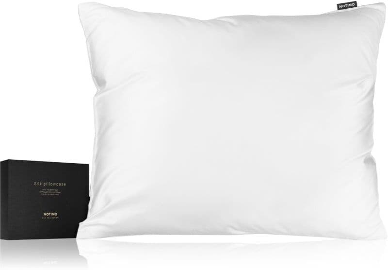Notino Silk Collection Pillowcase jedwabna poszewka na poduszkę White 50x60 cm