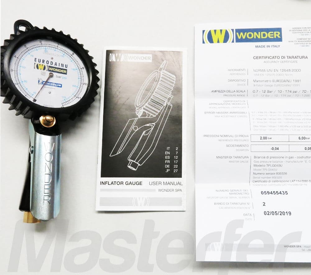 Michelin Pistola gonfiaggio pneumatici professionale Wonder by Bar/Psi