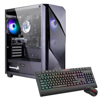 GAMEMAX Gaming-PC "Striker 8135 AMD Ryzen 7 5700X 32GB 1TB SSD RTX 5060Ti (8GB)", schwarz, Microsoft Windows 11 Home (64 Bit), RTX 5060Ti, 32 GB RAM 1.000 GB SSD, Desktop-PCs, Windows 11, Topseller
