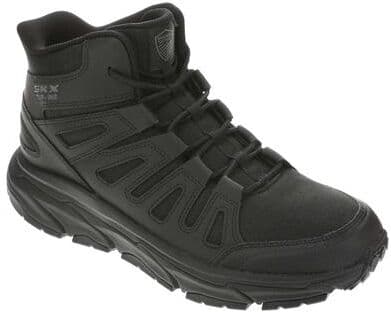 Skechers Work Slip-ins: D'Lux Journey-200458 (Men's) in Black, Size 11.5 W, Leather/Memory Foam/Rubber