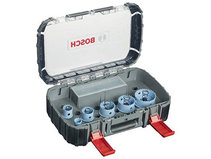 Bosch Professional 9Tlg. Sanitair-Gatenzagenset Metaal