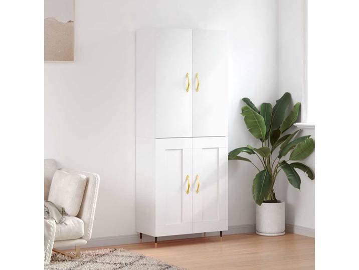 vidaXL Highboard Weiß 69,5x34x180 cm Holzwerkstoff