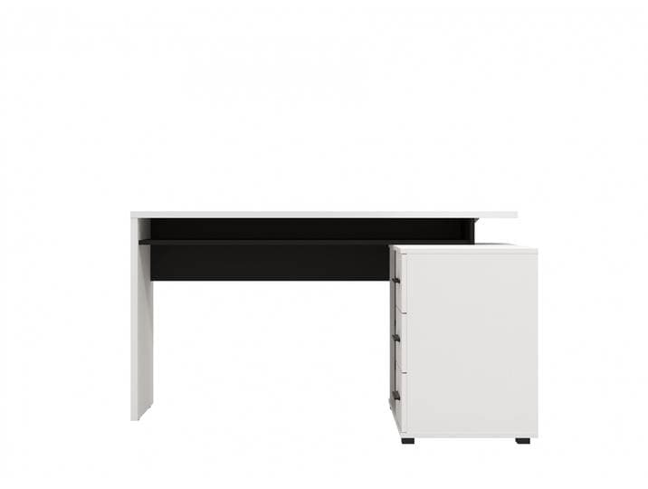 Schreibtisch HOME AFFAIRE Arhimed , weiß (opaque weiß), B:137,5cm H:75cm, Tische, Schreibtisch, zeitlos und praktisch, Home Office geeignet