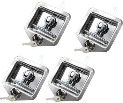 Multicon Wholesale Hub Premium Stainless Steel T Handle Tool Box Latch & Trailer Door Lock Set Premium Stainless Steel T Handle Tool Box Latch & Trailer Door Lock Set